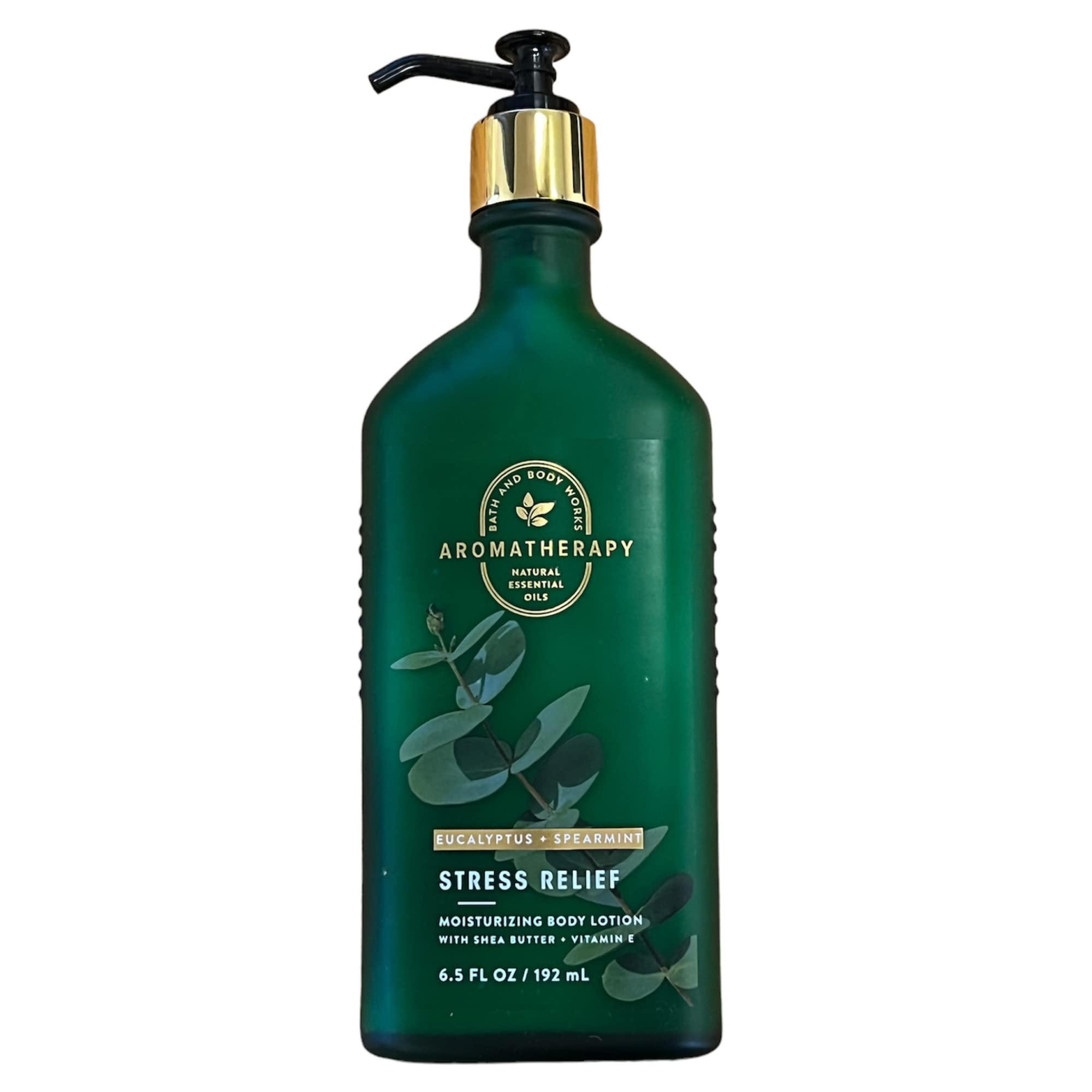 Bath and Body Works Stress Relief Eucalyptus Spearmint Gift Set of 2-6.5 Ounce Moisturizing Body Lotion with Shea Butter and Vitamin E - Image 2