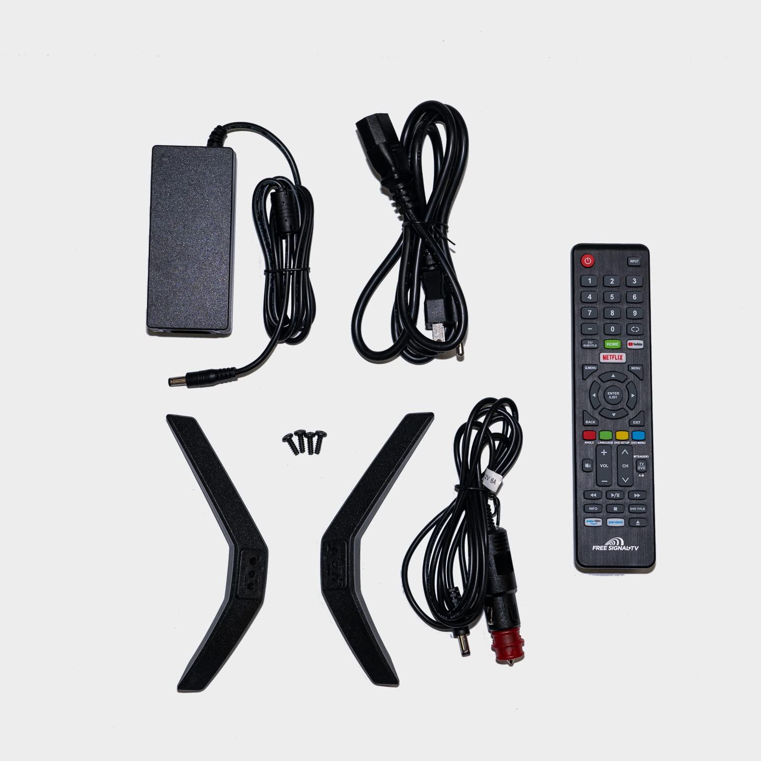 FREE SIGNAL TV Transit Platinum 12 Volt Smart TV, 32 inch TV with DVD Player, Pre-Download Apps, Bluetooth/Wifi Included, AC/DC Power with 1080P HD Resolution, HDMI/USB, Use in RVs, Campers, and Boats - Image 6