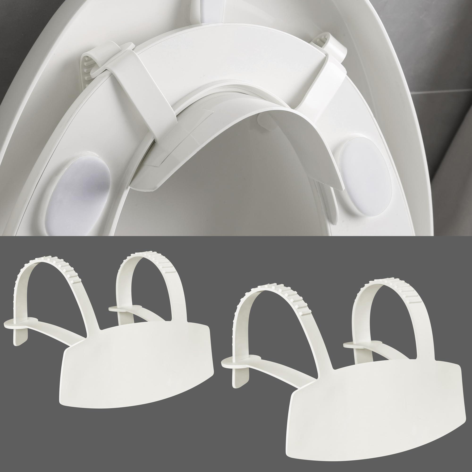 Doytn Universal Pee Deflector for Toilet Seat with Toilet lid Lifter, Toilet Splash Guard Prevents Kids and Adult from Peeing Splash Size ：11.5 * 8.3”(2PCS)