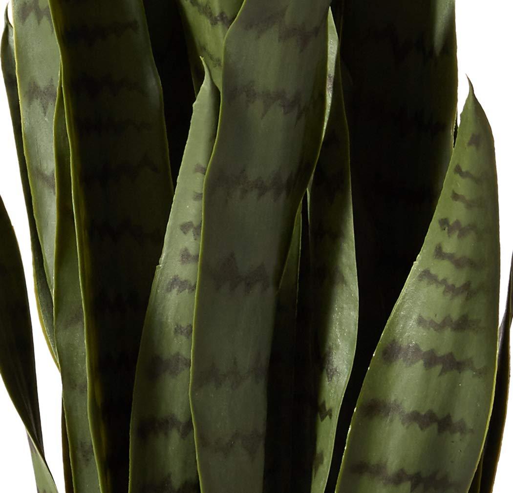 Nearly Natural, Green 4855 35in. Sansevieria with Black Planter - Image 9