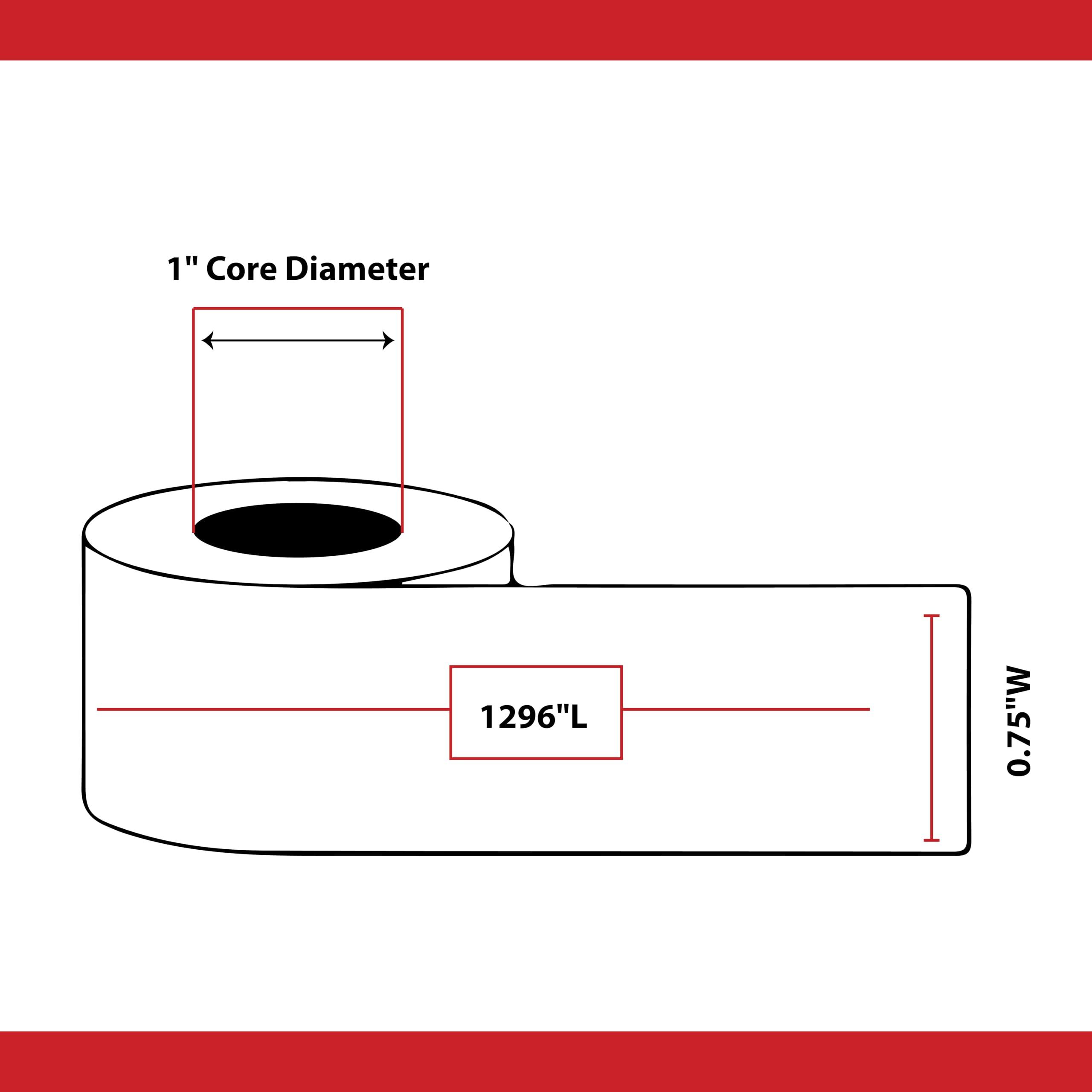 Staples Invisible Clear Tape: Easy to Stick, Strong Adhesive, Durable, 36 Yards in Length, 0.75 Inch Width, 1" Core Diameter, 12 Rolls per Pack. - Image 3