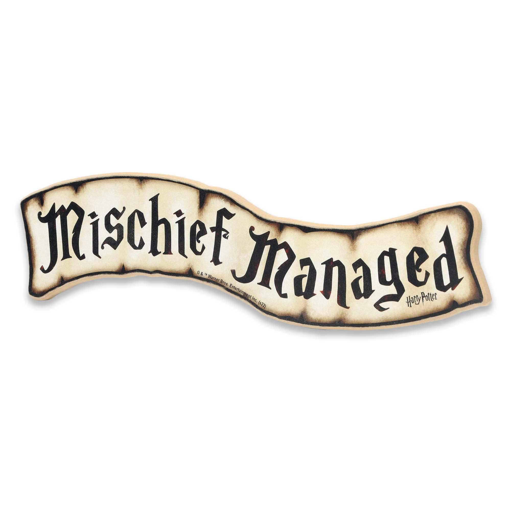 Harry Potter Mischief Managed Rustic Wood Wall Decor - Vintage Mischief Managed Sign for Home Decorating - Image 4