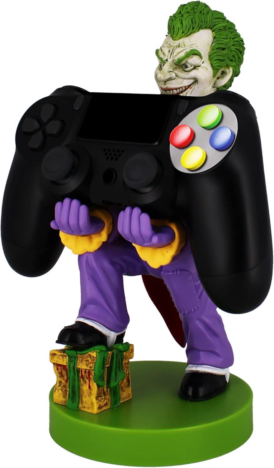 Exquisite Gaming: Warner Bros: Joker - Original Mobile Phone & Gaming Controller Holder, Device Stand, Cable Guys, Licensed Figure, Small - Image 9