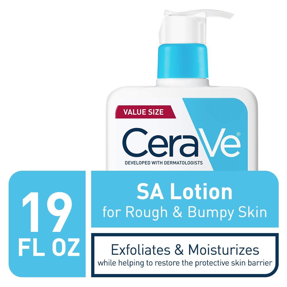 CeraVe SA Lotion for Rough & Bumpy Skin, Vitamin D, Hyaluronic Acid, Lactic Acid, Niacinamide & Salicylic Acid, Gentle Exfoliating Rough And Bumpy Skin Lotion, 19 Ounce - Image 2