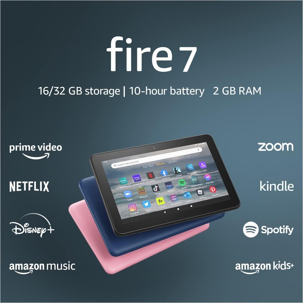 Like-New Amazon Fire 7 tablet (newest model) 7” display, read and watch, under $60 with 10-hour battery life, 16 GB, Black - Image 7