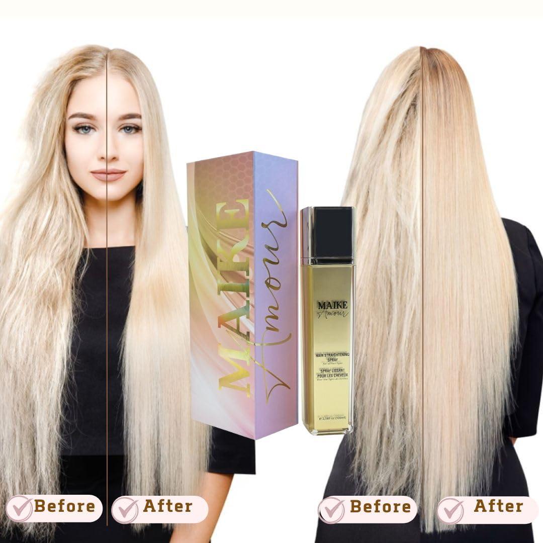 MAIKE AMOUR GRO - Hair Spray Straightening | Wow Hair Products for Women | Heat Protection Spray for Hair | Frizz Control & Hair Growth Oil with maximum shine | Hair Gloss - 100 ml. - Image 6