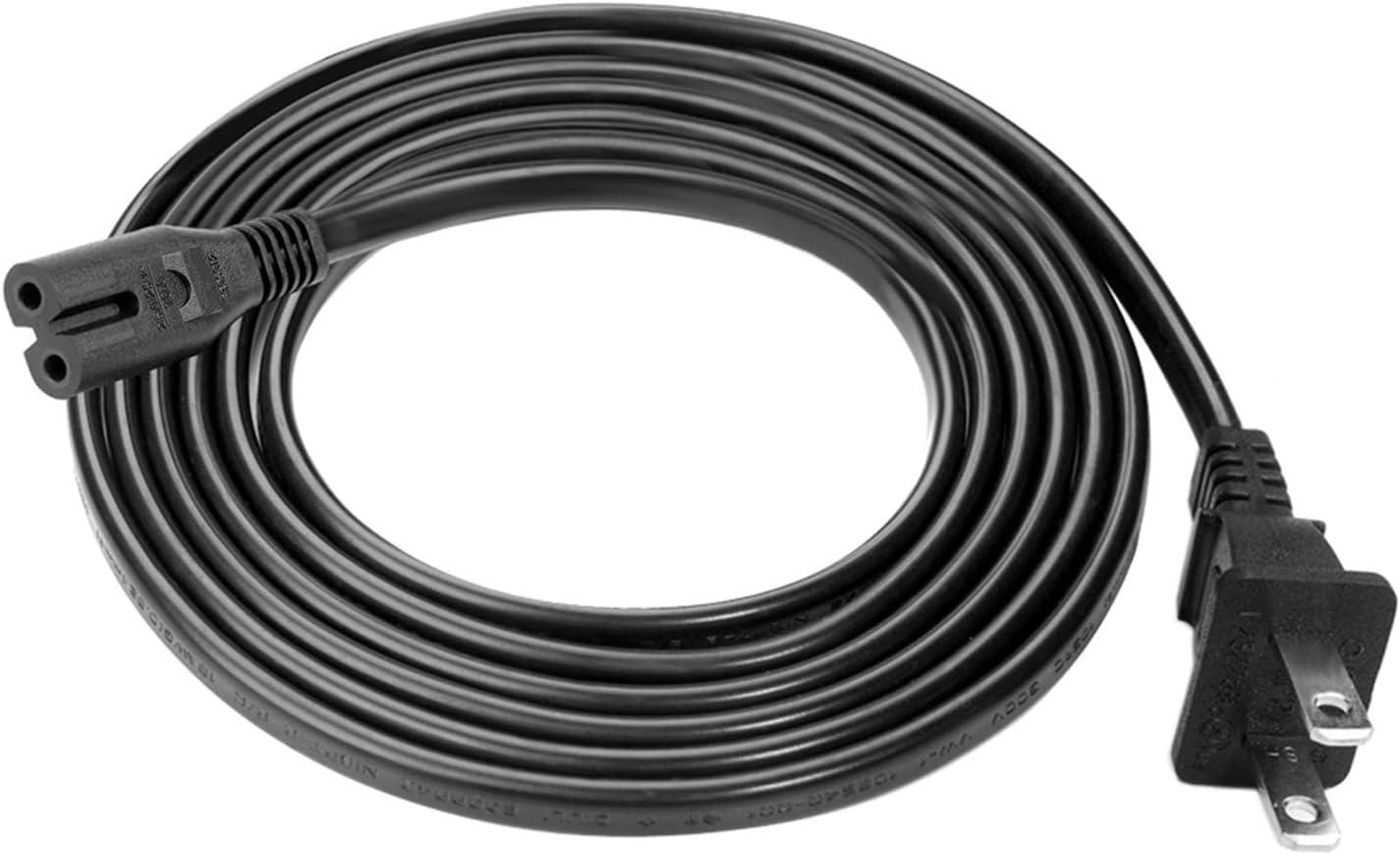 Speaker Power Cord 2 Prong AC Power Cable Charger Cord for JBL Partybox Encore Essential/310/100/110/200 /710/1000/Stage 320/Club 120/Boombox 3,On-The-Go Essential Speaker Soundbar Power Supply (10FT) - Image 5