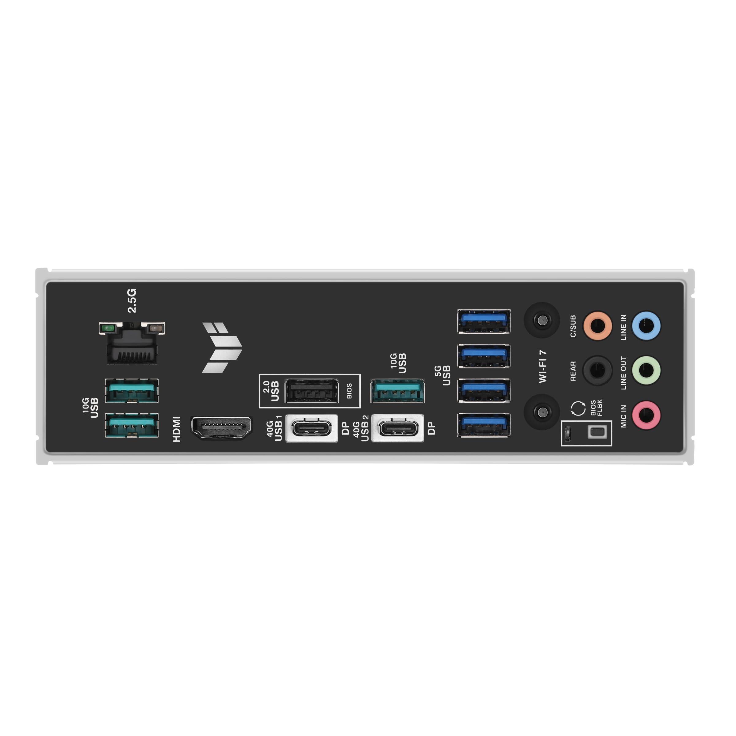 ASUS TUF Gaming X870-PLUS WiFi AMD AM5 X870 ATX Motherboard, 16+2+1, 80A SPS Power Stages, DDR5, PCIe 5.0 Ready, Four M.2 Slots, Wi-Fi 7, 2.5Gb LAN, HDMI, USB4® 40Gbps, SATA 6 Gbps, USB 20Gbps Type-C - Image 11