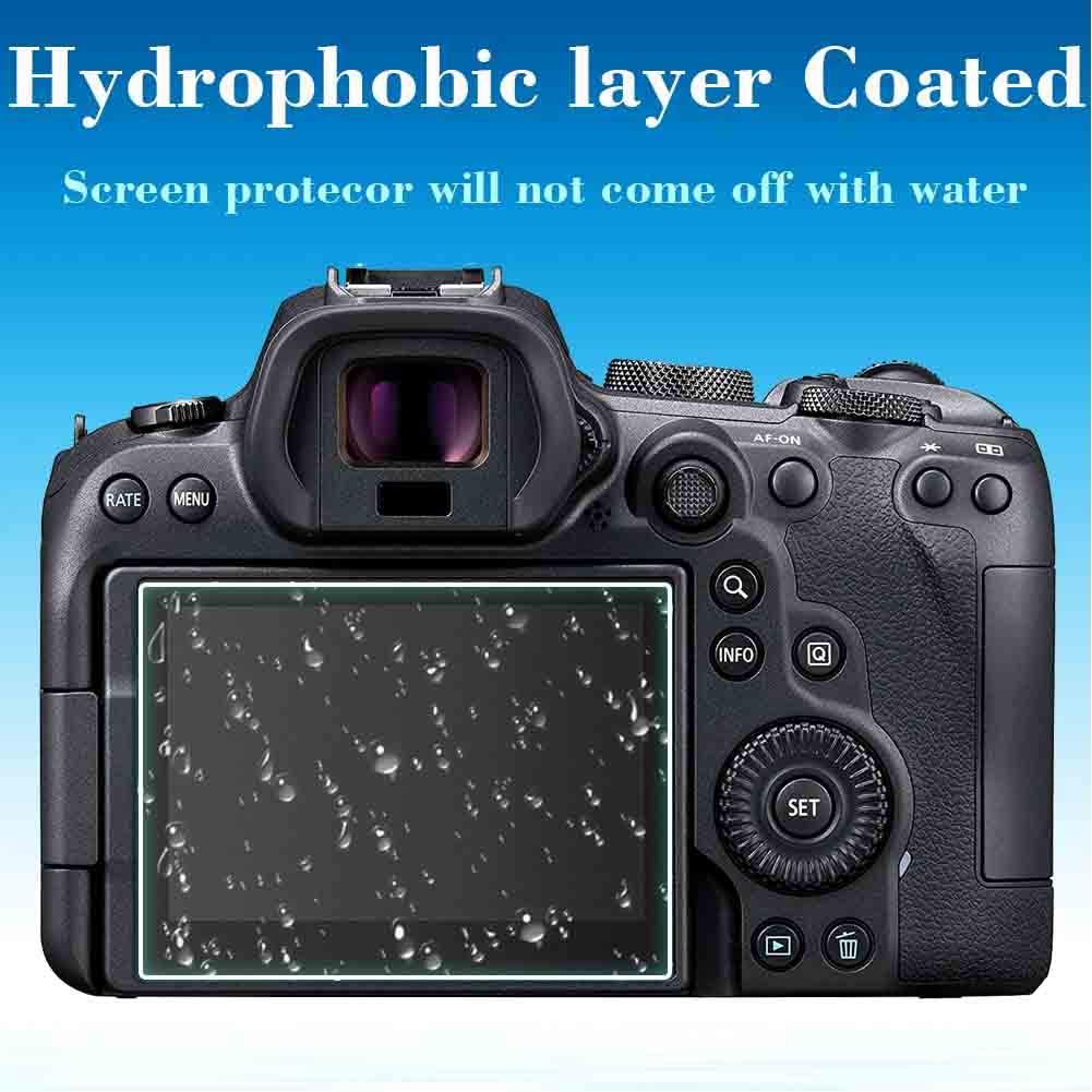 ULBTER Screen Protector for Canon EOS R7 /EOS R6 Mark II/EOS R6 Camera, 9H EOSR6 EOSR7 Tempered Glass Screen Protector Edge to Edge Protection,Anti-Scrach Anti-Bubble [3 Pack] - Image 6