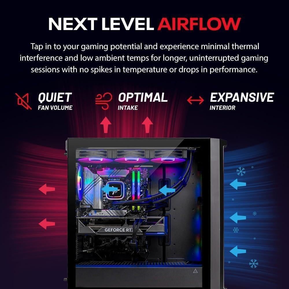 Skytech Legacy 4 Gaming PC Desktop, Ultra 9 285K 3.7 GHz(5.7 GHz Turbo), NVIDIA RTX 5090 32GB, Z890 Board, 2TB Gen5 NVMe SSD, 64GB DDR5 RAM, 1200W Gold PSU, 420mm ARGB AIO, Wi-Fi, Win 11 - Image 4