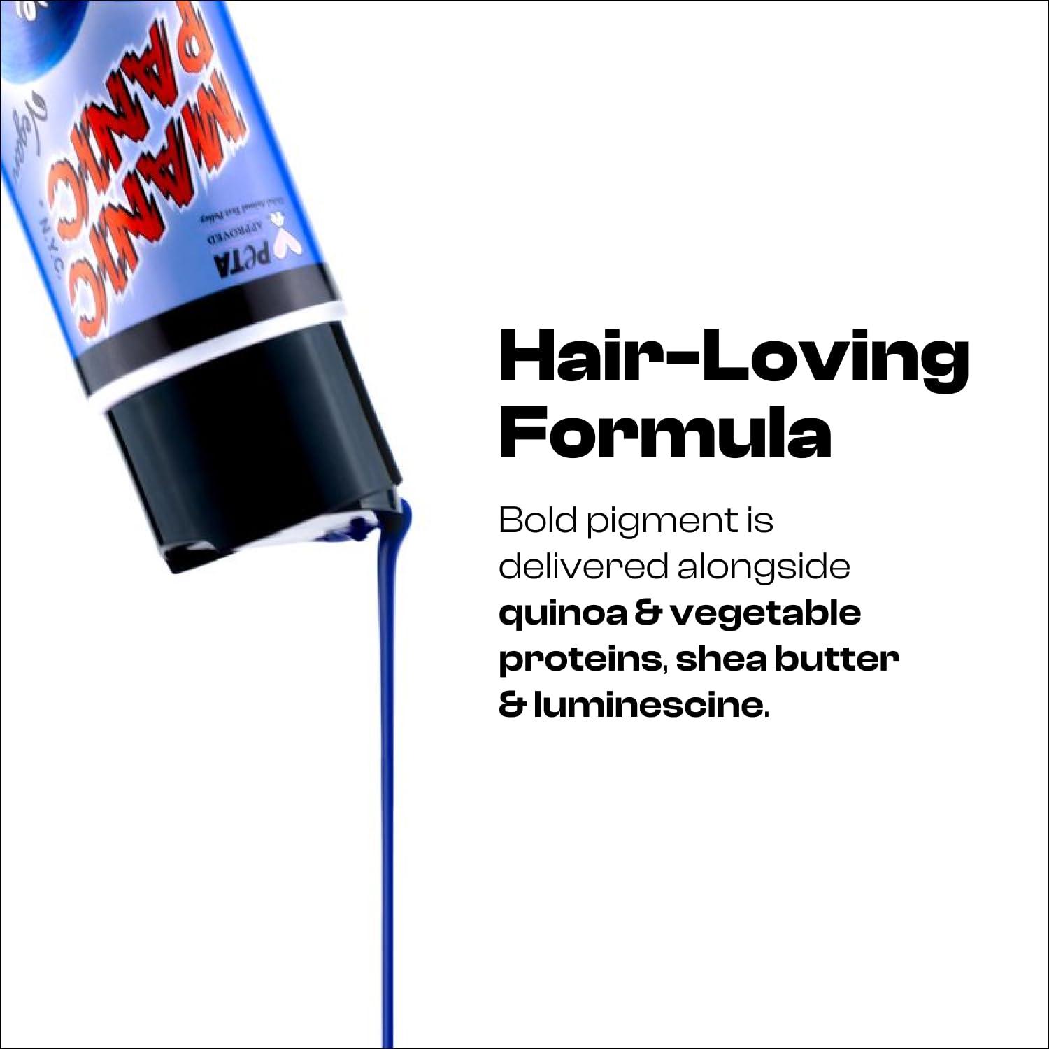 MANIC PANIC Love Colors Rock Me Red - Color Depositing Conditioner for Vibrant, Deep Blood Red Hair - Hydration, Vegan, Ammonia and Gluten-Free (8oz) - Image 4
