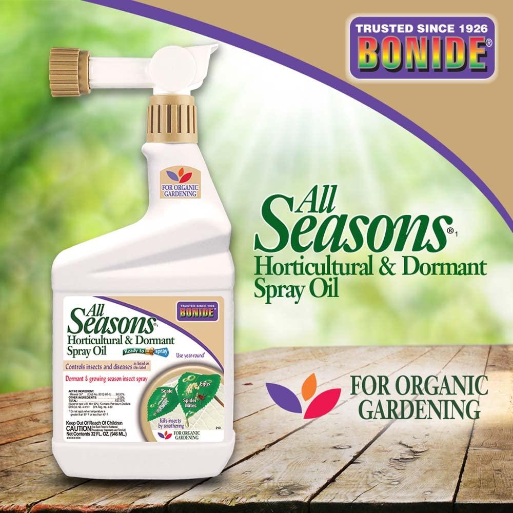 Bonide All Seasons Horticultural & Dormant Spray Oil, 32 oz Ready-to-Spray, Disease Prevention and Insect Killer for Organic Gardening - Image 4