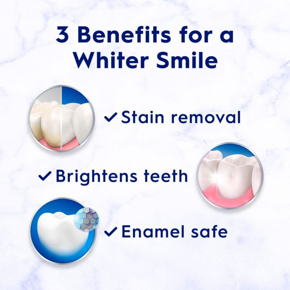 Crest 3D White Whitening Therapy Charcoal Deep Clean Invigorating Mint Teeth Whitening Toothpaste, 4.6 oz Pack of 3, Anticavity Fluoride Toothpaste, Gently Brightens Teeth, Strengthens Enamel - Image 2