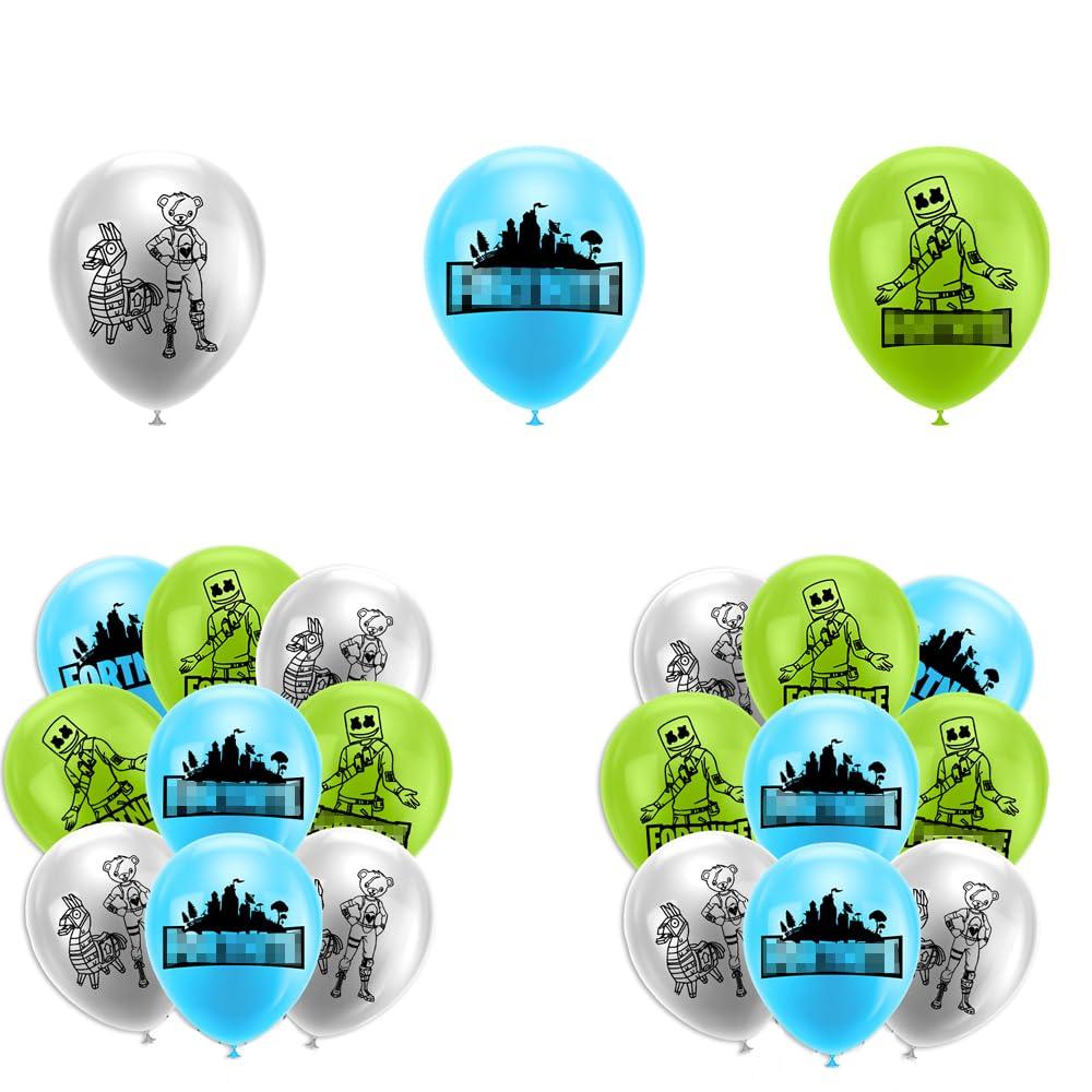 Video Game Party Supplies Gamer Birthday Decorations for boys Include Happy Birthday Banners, Cake Toppers, Cupcake Toppers,Balloons,Hanging Swirls Decorations - Image 5
