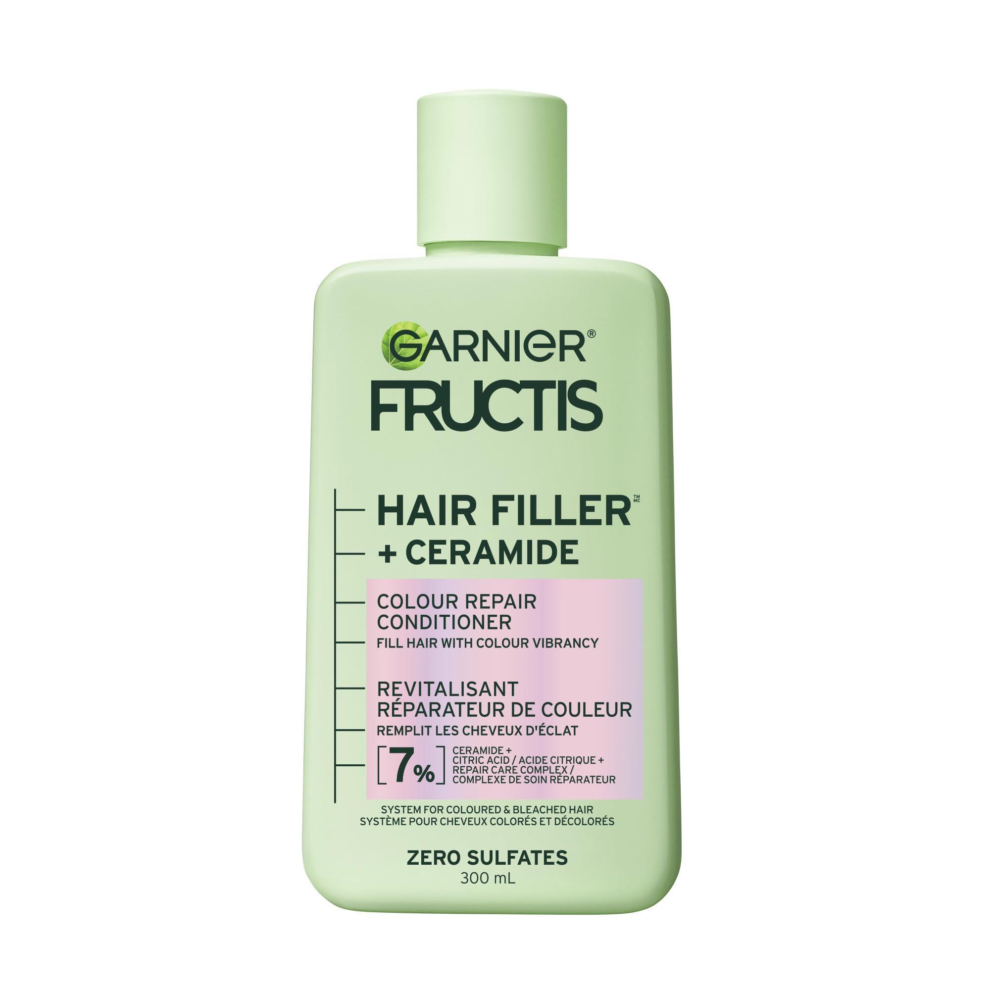 Garnier Fructis Hair Filler Color Repair Conditioner with Ceramide, Smoothing & Sulfate Free Conditioner for Colored, Bleached Hair, 10.1 Fl Oz, 1 Count - Image 1