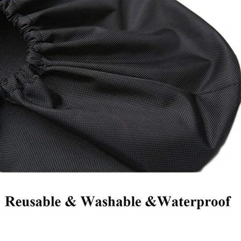 Jron 5 Pairs Premium Reusable Washable Shoe Cover Boot Covers for Contractors (5 Pairs Unisex| 9.5-11 For Shoes/US 8.5-10.5 For Boots, Black) - Image 4