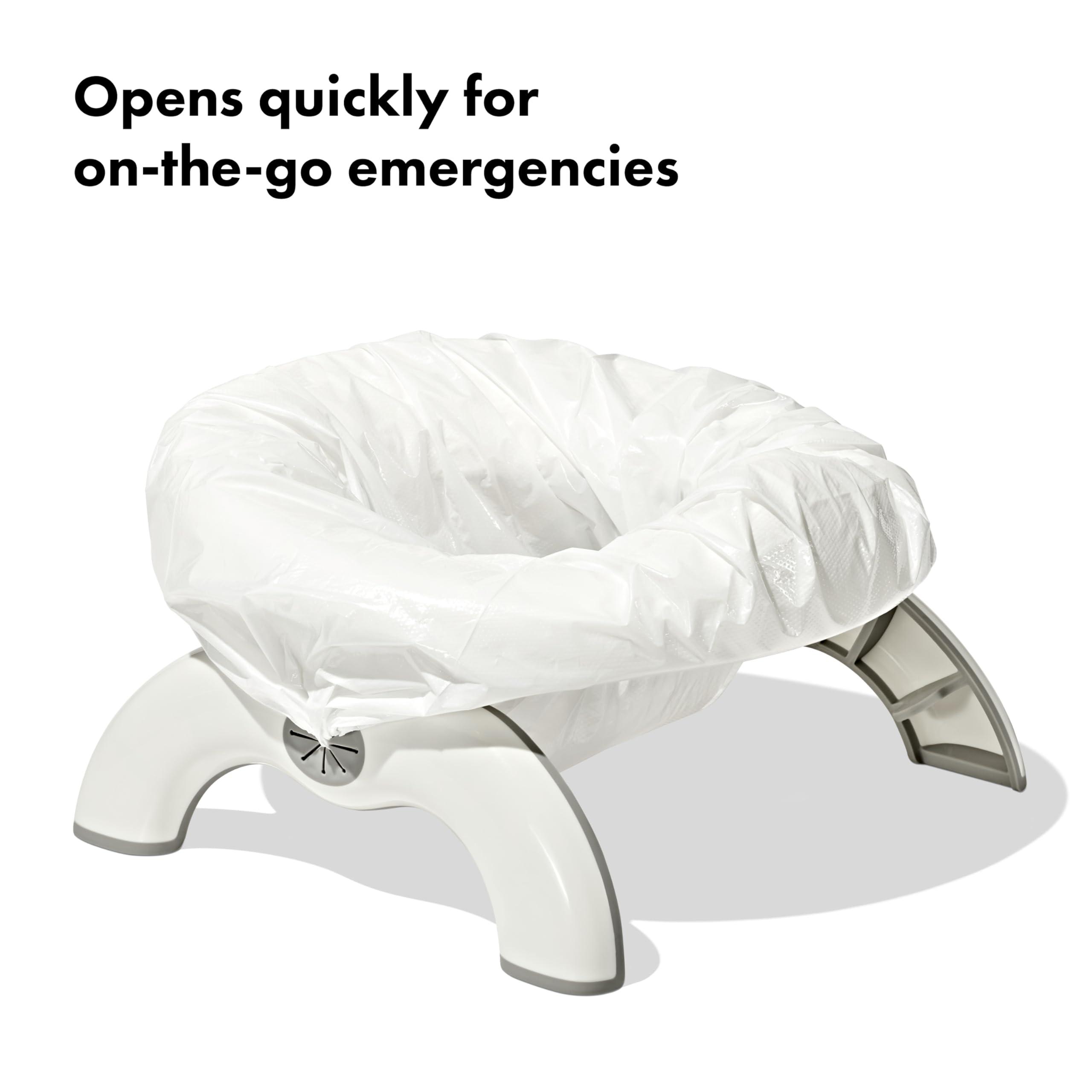 OXO Tot 2-in-1 Go Portable Potty with Travel Bag, Travel Potty Seat for Toddler - Image 5