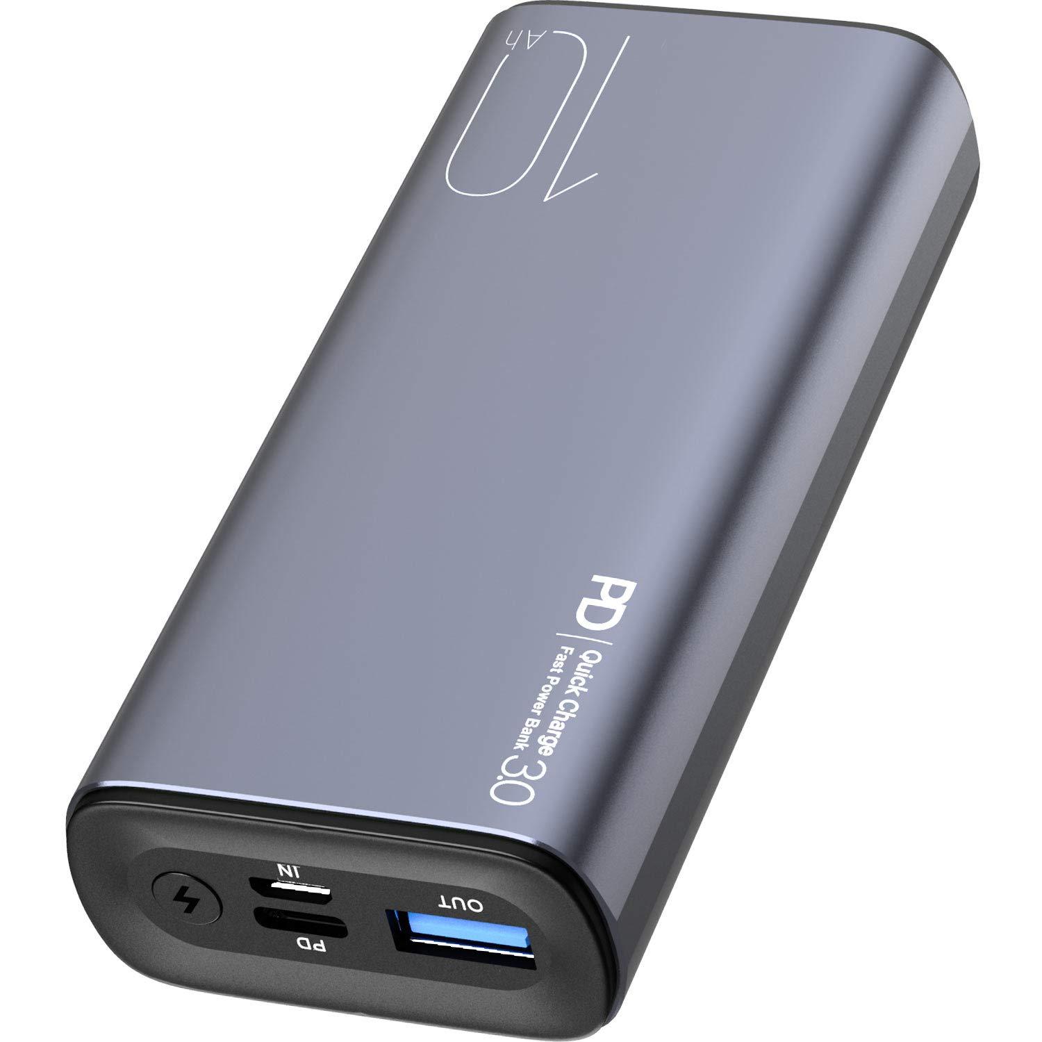 TOZO PB3 Portable Charger 10000mAh One of The Lightest and Slimmest Fast Power Bank 18W PD High-Speed Charging Battery Pack with USB-C Input/Output for iPhone,Samsung and More Gray - Image 8