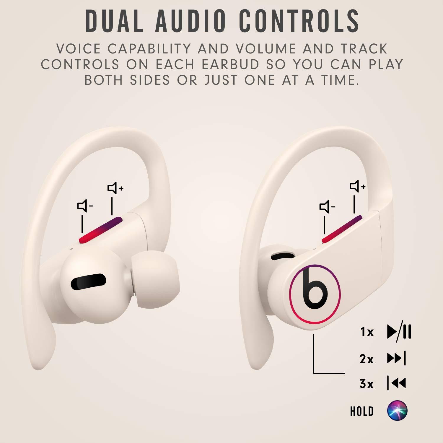 Beats Powerbeats Pro Wireless Earbuds - Apple H1 Headphone Chip, Class 1 Bluetooth Headphones, 9 Hours of Listening Time, Sweat Resistant, Built-in Microphone - Ivory - Image 4