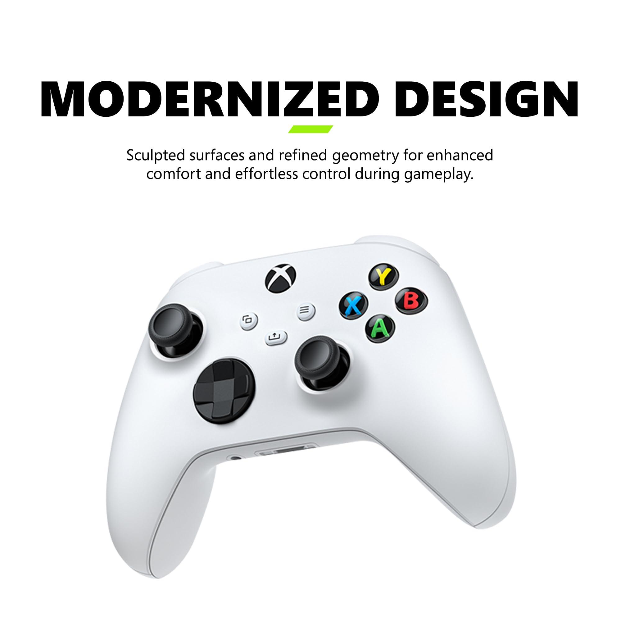 Xbox Core Wireless Gaming Controller – Robot White– X|S, One, Windows PC, Android, and iOS - Image 3