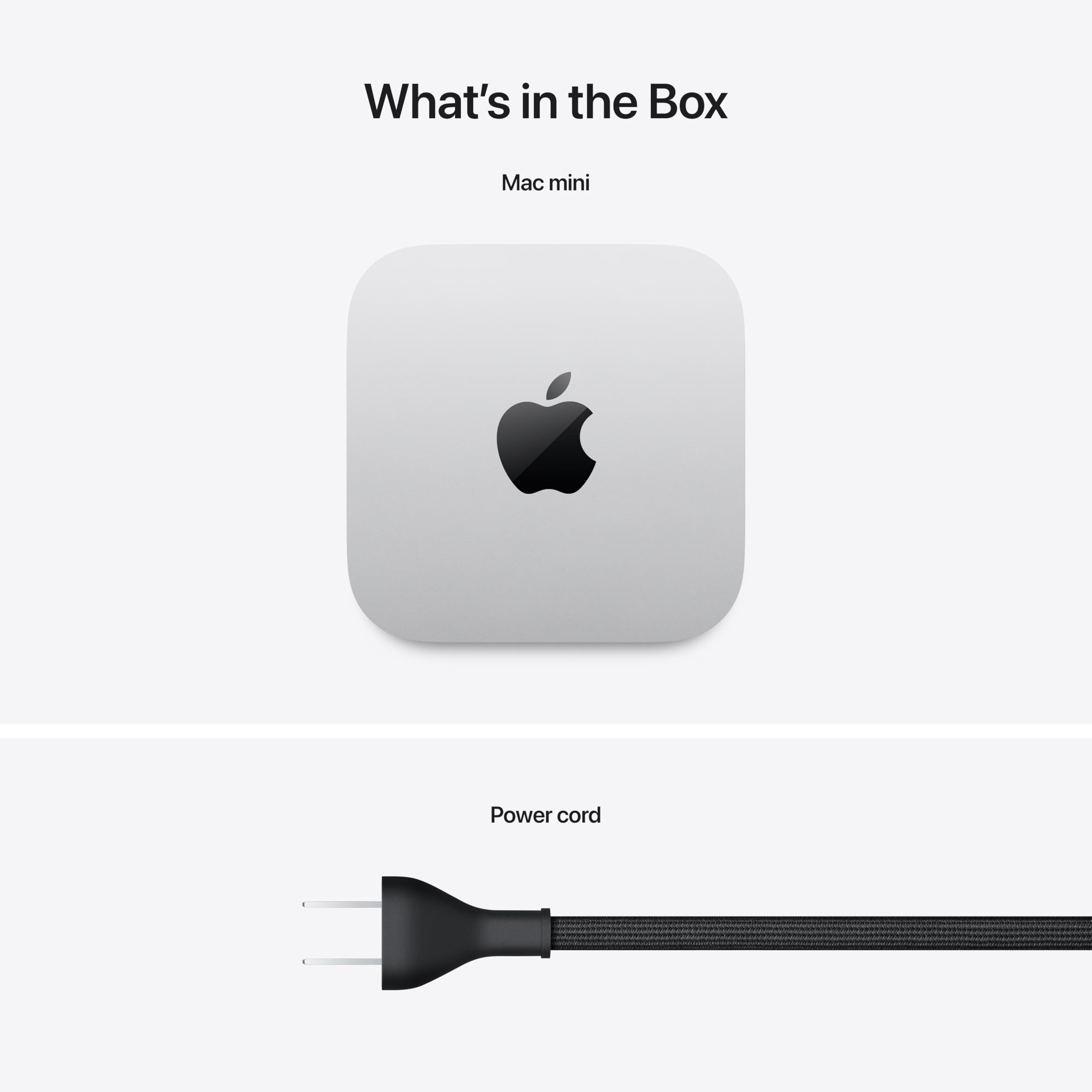 Apple 2024 Mac mini Desktop Computer with M4 chip with 10‑core CPU and 10‑core GPU: Built for Apple Intelligence, 16GB Unified Memory, 256GB SSD Storage, Gigabit Ethernet. Works with iPhone/iPad - Image 7