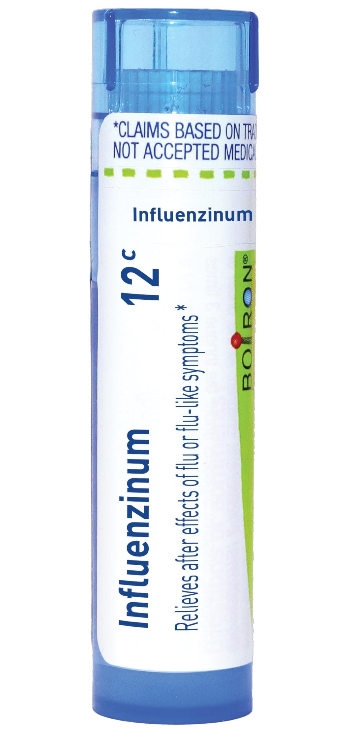 Boiron Influenzinum 12C for After Effects of Flu or Flu-Like Symptoms - 80 Pellets