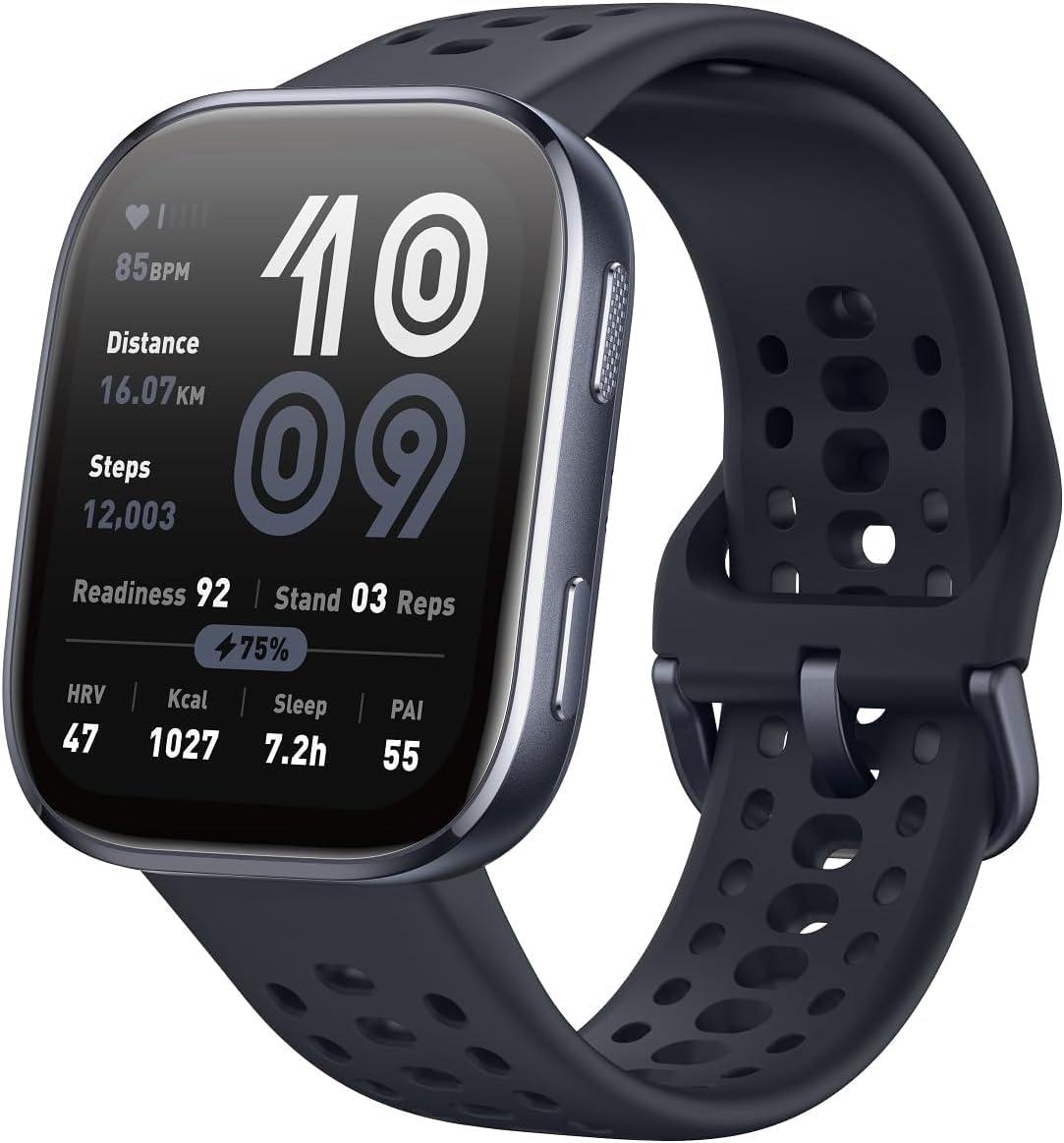 Amazfit Bip 6 Smart Watch 46mm, 14 Day Battery, 1.97" AMOLED Display, GPS & Free Maps, AI, Bluetooth Call & Text, Health, Fitness & Sleep Tracker, 140+ Workout Modes, 5 ATM Water-Resistance, Black - Image 4