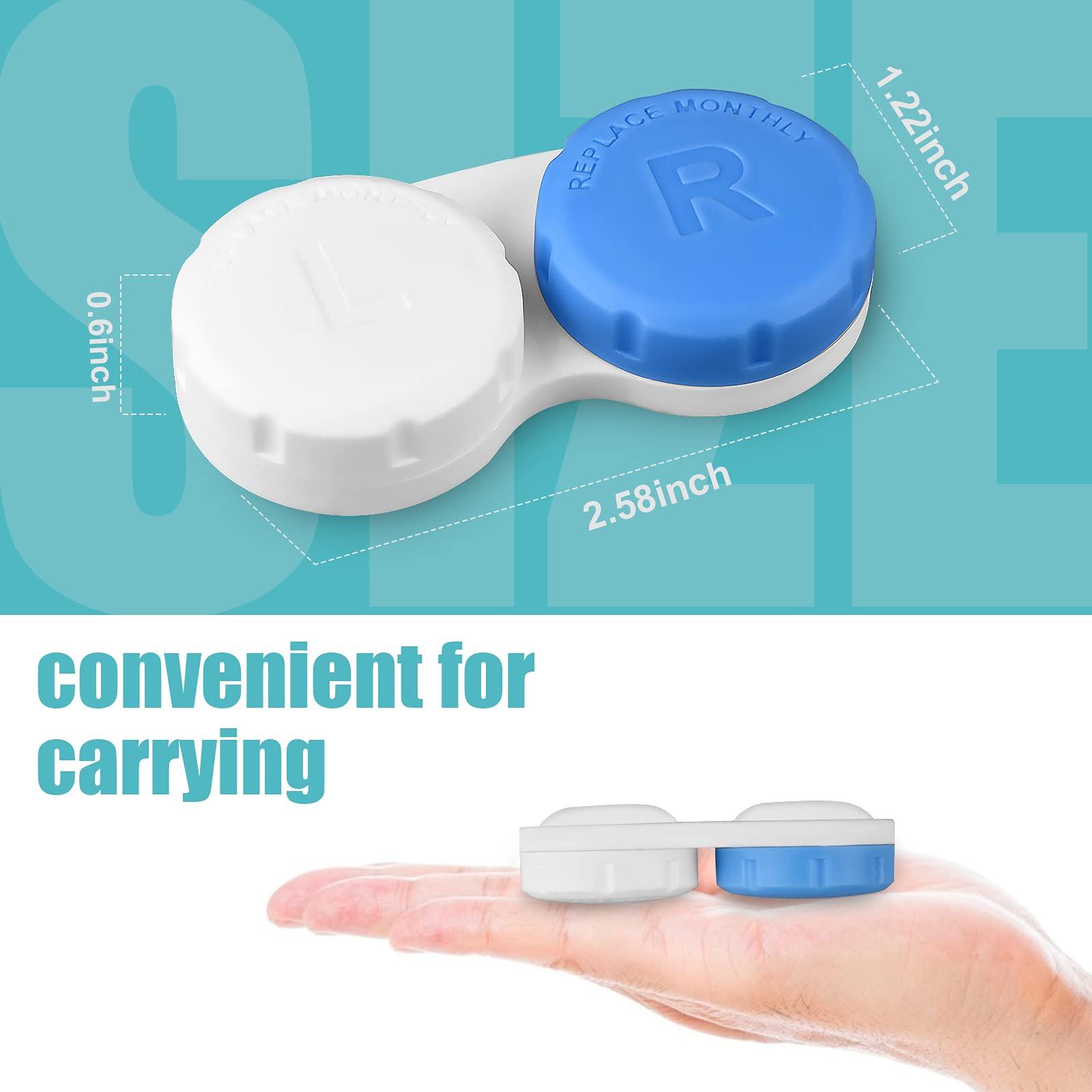 12PCS Colorful Contact Lens Case, Immersion Kit, Leak-Proof Packaging, Suitable for Outdoor Mini Case Screw Top - Image 2
