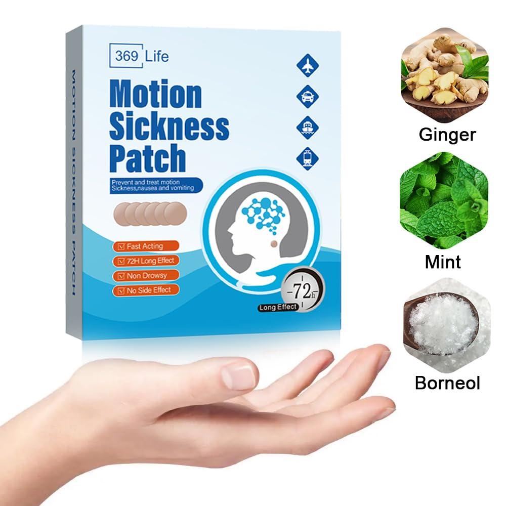 369 Life Motion Sickness Patches, Sea Sickness Patch for Cruise - Adults and Kids ((10 Count - Pack of 1)) - Image 3