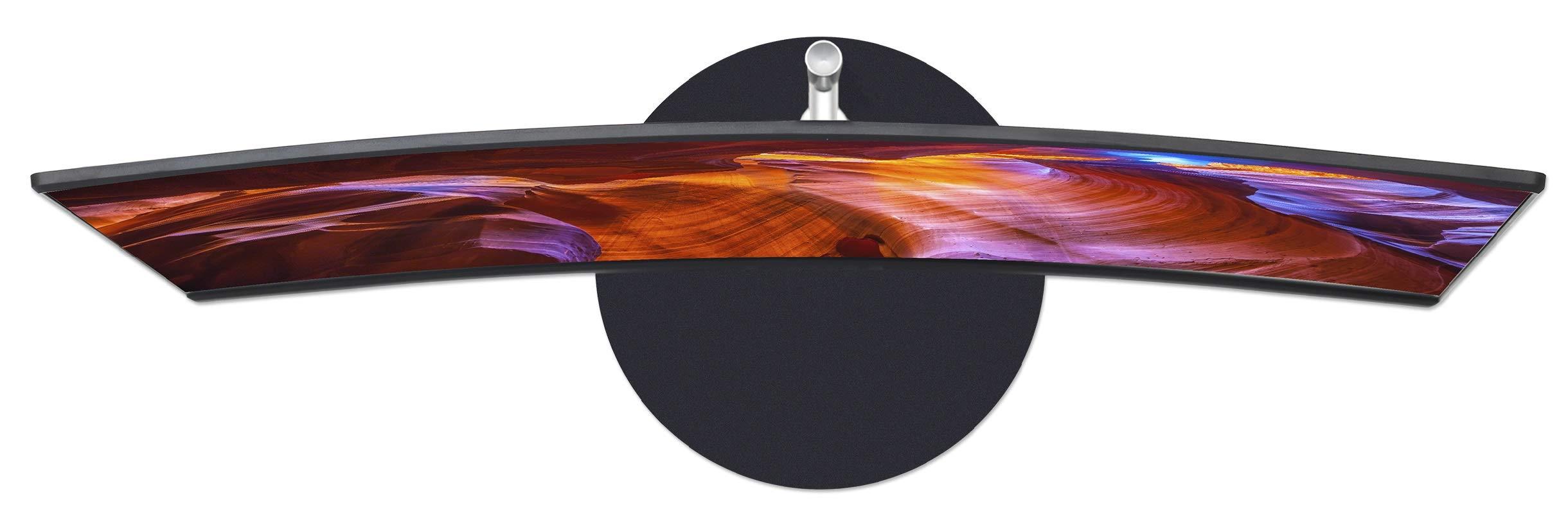 Sceptre C248W-1920RN Series 24-inch Curved Gaming Monitor, 1080p, R1500, HDMI x2, VGA, Build-in Speakers, VESA Wall Mount, Machine Black, 98% sRGB - Image 7