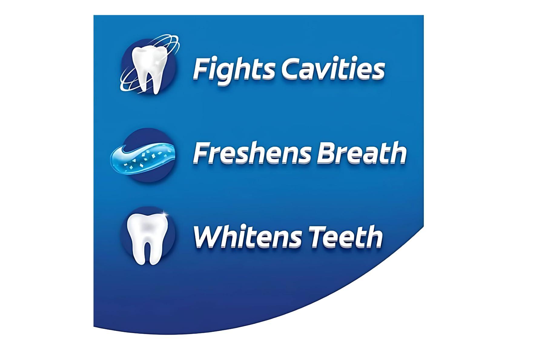 4-Pack Cavity Protection Fresh Toothpaste with Fluoride, Regular Flavor, 8oz, (Total 32 oz) Plus 1-Pack ODWIRA Toothbrush for Colgate Toothpaste - Image 9