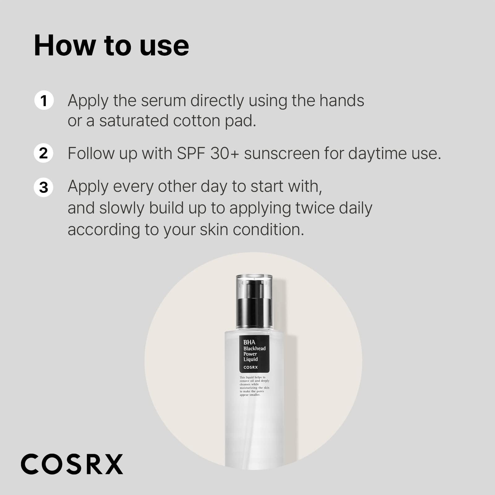 COSRX Niacinamide 2% + BHA 4% Blackhead Exfoliant Toner 3.38 fl.oz / 100ml, Korean Toner, Blackhead Remover, Pore Minimizer for Enlarged Pores, For All Skin Types, Korean Skin Care - Image 6
