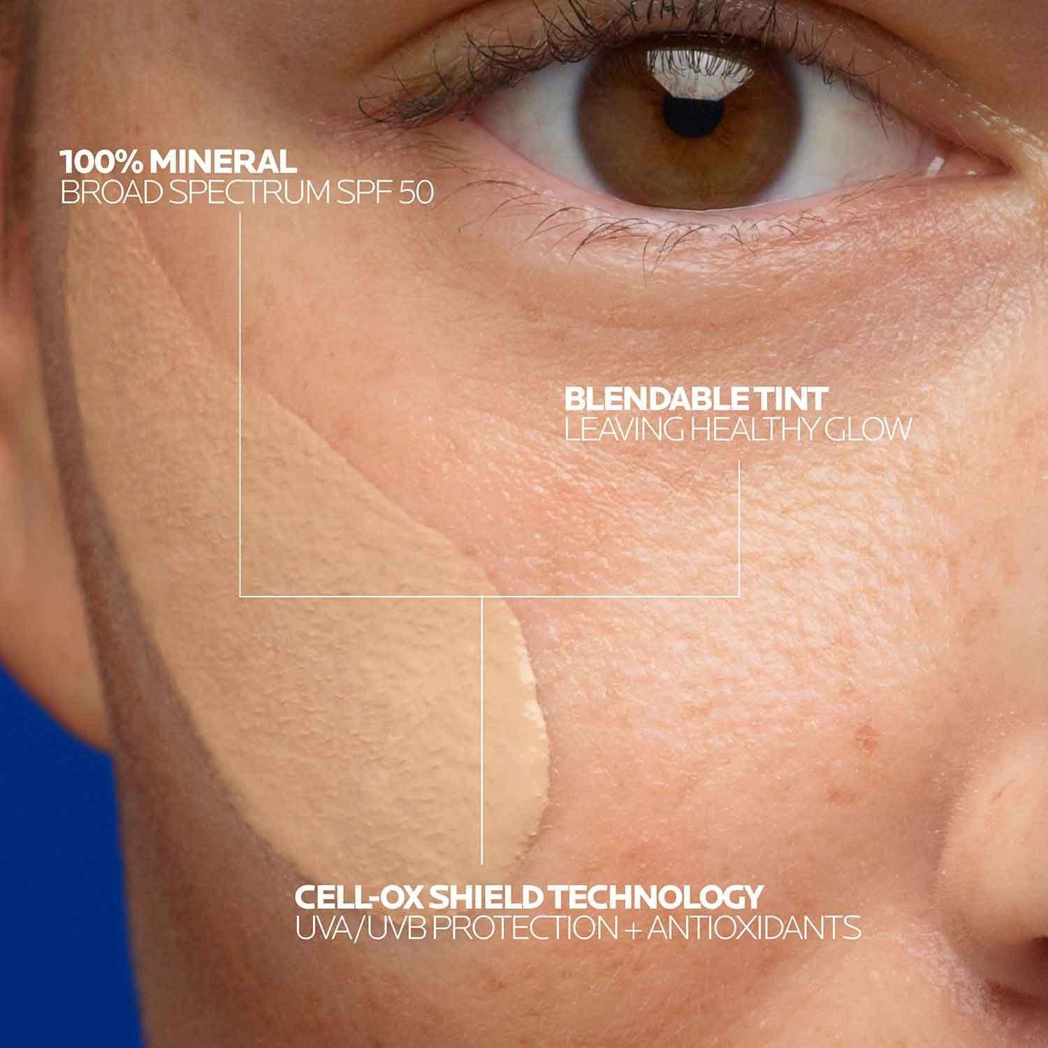 La Roche-Posay Anthelios Tinted Sunscreen SPF 40+, Broad Spectrum SPF + Antioxidants, Titanium Dioxide & Zinc Oxide Sunscreen, 4 Flexible Shades With No White Cast, Oil Free & Oxybenzone Free - Image 3