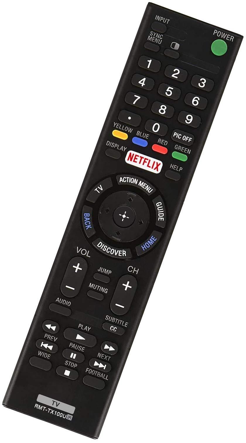 RMT-TX100U Universal Remote Control for Sony-TV-Remote All Sony LCD LED HDTV Smart bravia TVs - No Setup Needed
