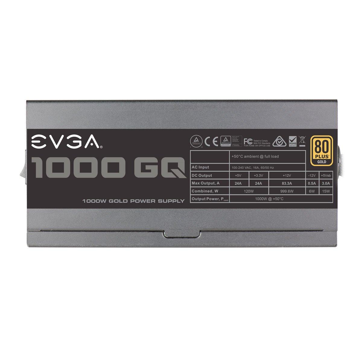 EVGA 210-GQ-1000-V1,1000 GQ, 80+ GOLD 1000W, Semi Modular, EVGA ECO Mode, 5 Year Warranty, Power Supply,Black - Image 6