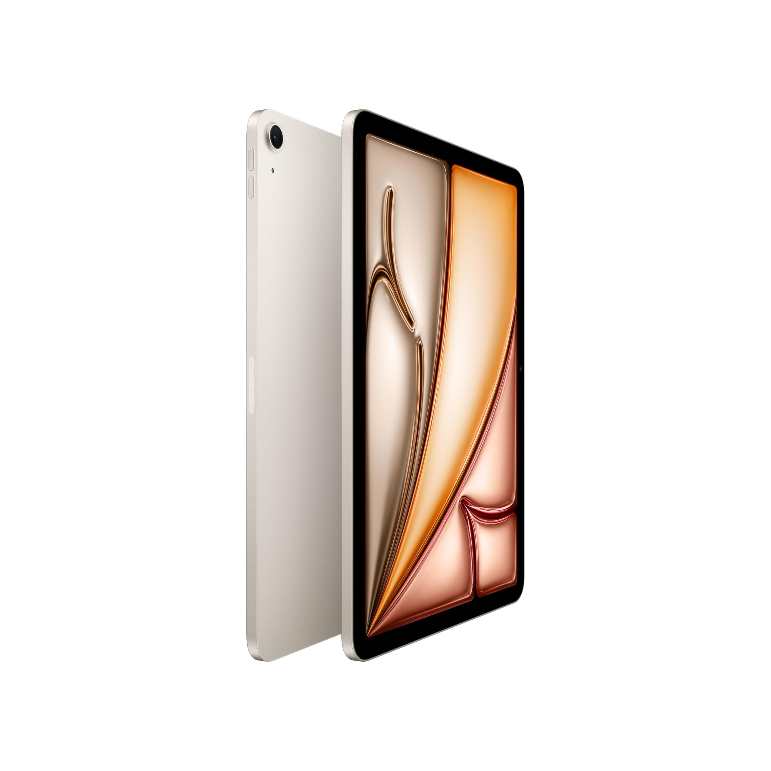 Apple iPad Air 11-inch with M3 chip Built for Apple Intelligence, Liquid Retina Display, 256GB, 12MP Front/Back Camera, Wi-Fi 6E, Touch ID, All-Day Battery Life — Starlight - Image 2
