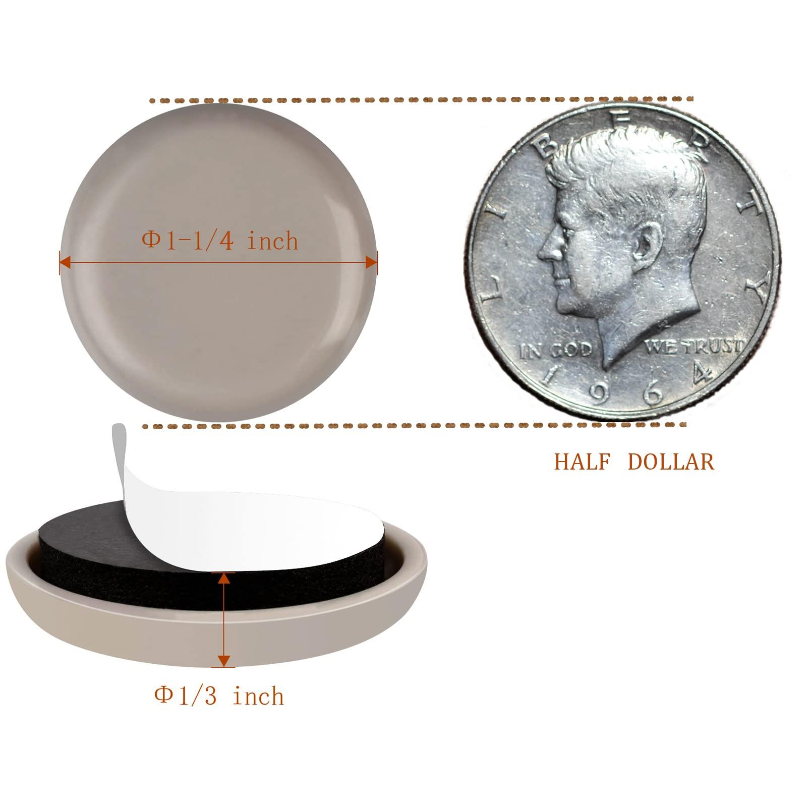 1-1/4" Furniture Sliders for Carpet & Hardwood Floors, 24PCS Furniture Pads for Quickly and Easily Move Any Item and Protect The Floor - Image 2
