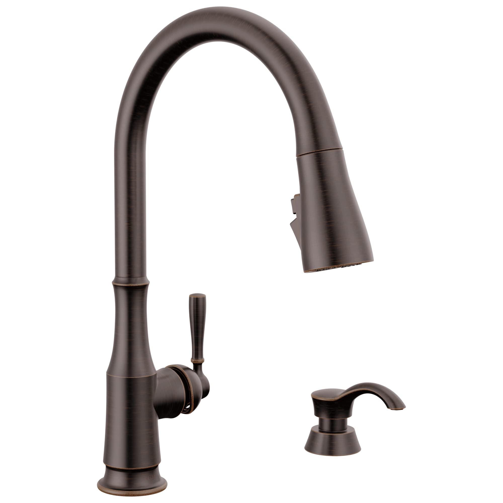 Delta 19877Z-RBSD-DST Capertee Kitchen Faucet, Venetian Bronze
