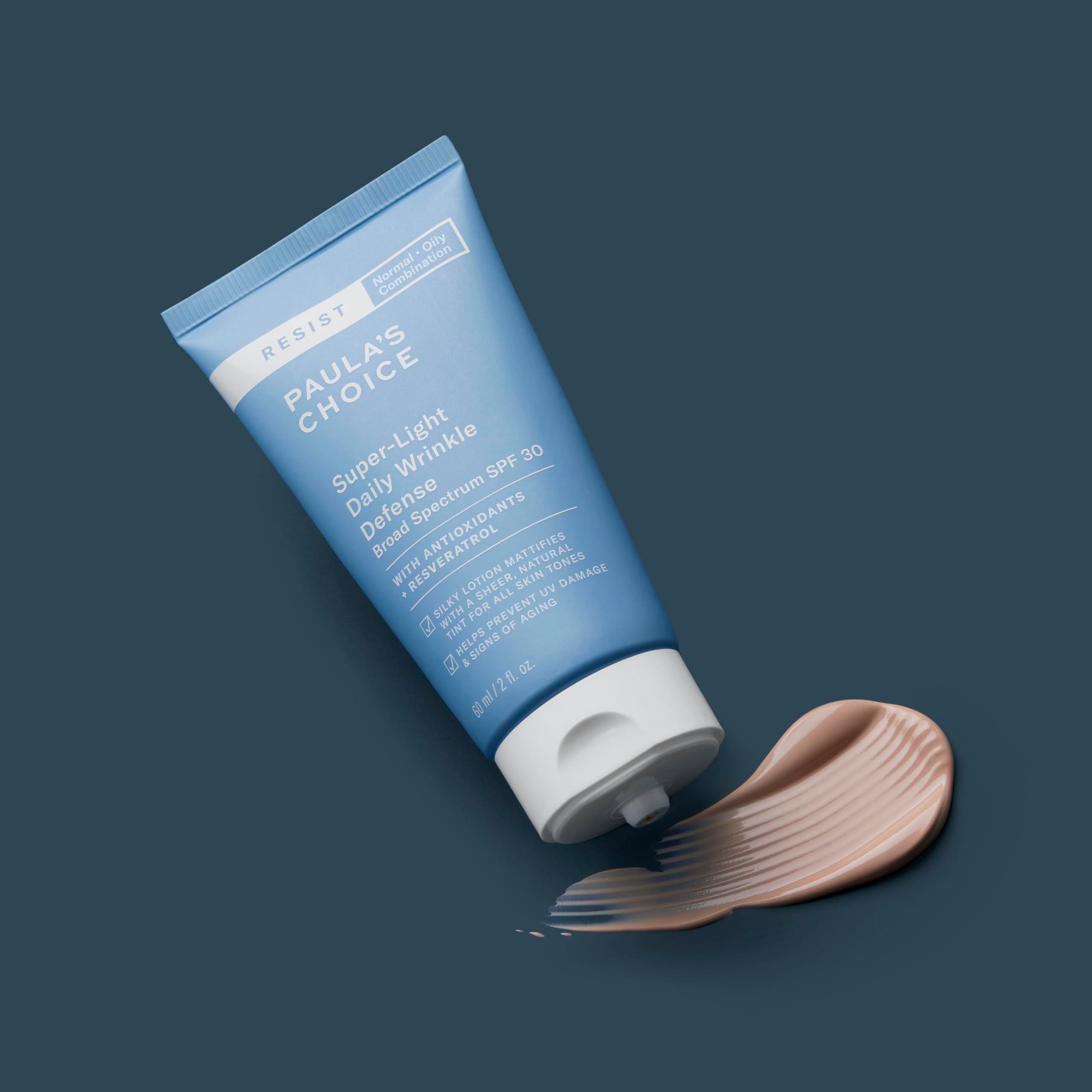 Paula's Choice RESIST Super-Light Daily Wrinkle Defense Mineral Sunscreen, SPF 30 Face Sunscreen for Oily Skin, Matte Tinted Face Moisturizer, UVA/UVB Protection, Fragrance-Free - Image 5
