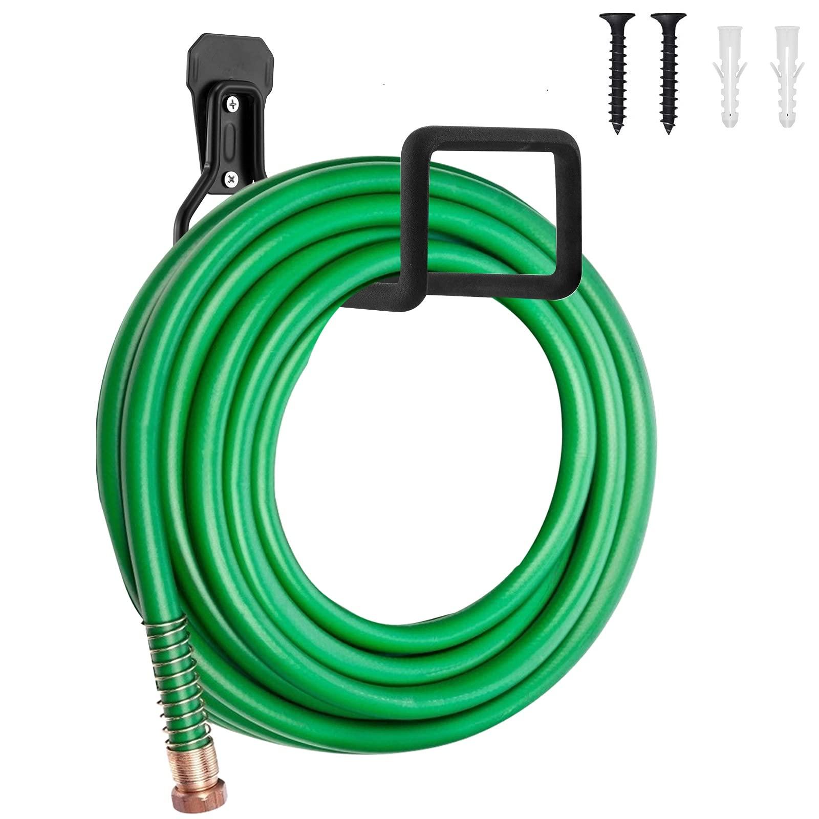 Sageme Hose Hanger, Heavy Duty Metal Hose Holder Wall Mount, Hook for Garden Hose/Expandable Hose/Hose Reel/Water Hose/Pocket Hose/Flexable Hose/Magic Hose 100 Ft