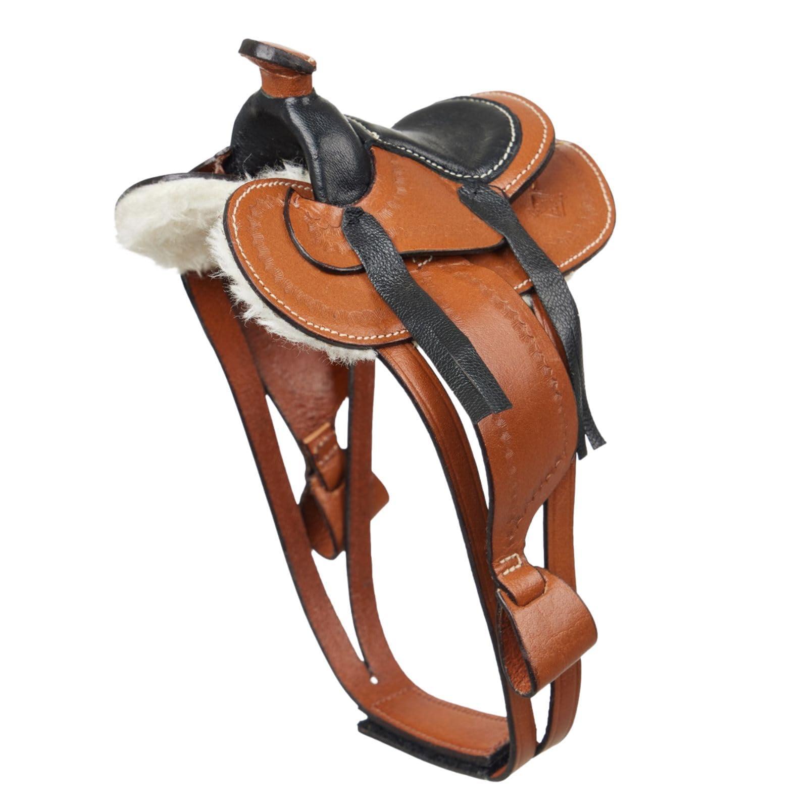 LeMieux Toy Pony Western Saddle - Educational Toy - Ages 3+ - Leather - Image 3