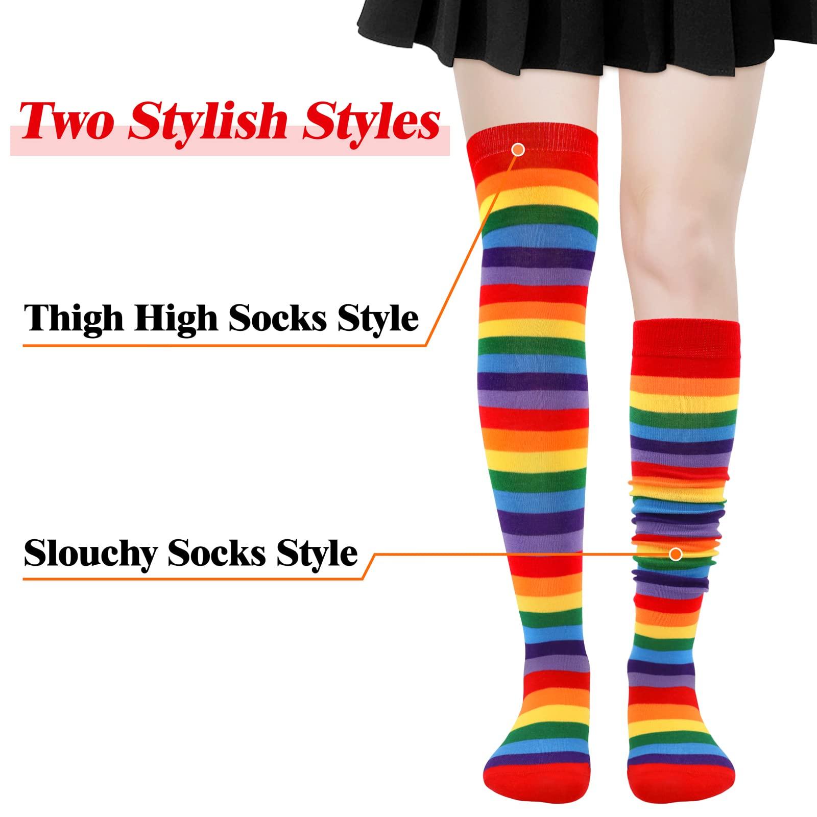 Sarfel Thigh High Socks for Women Over the Knee Socks For Women Knee High Stockings Thigh Highs Halloween Sock Costume Cotton - Image 5