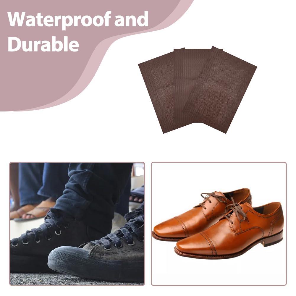 DICOSMETIC 1Pc Shoe Sole Repair Pads 570mmx385mm Anti-Skid Rubber Pads 2.5mm Thick Non-Slip Shoe Treads Coconut Brown Shoe Grip Patches Rubber Soling Sheet for Leather Shoes Boots and Heels - Image 6