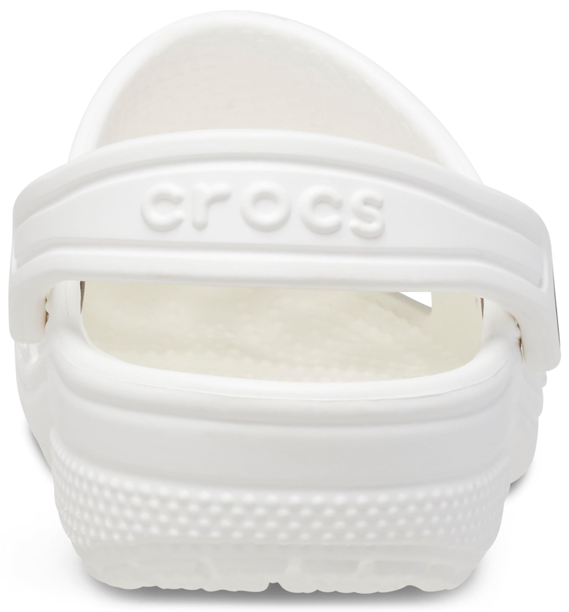 Crocs Classic Clogs (Little Kid/Big Kid) White 2 Little Kid M - Image 2