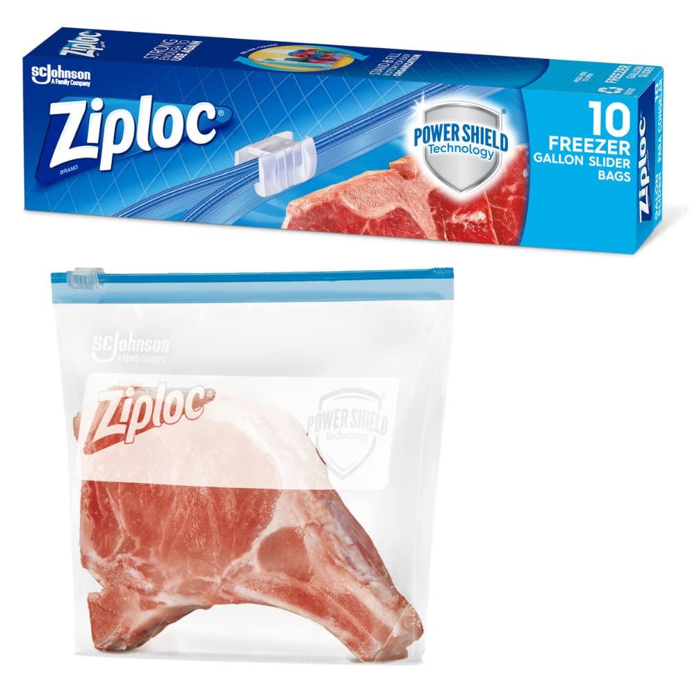 Ziploc Slider Freezer Bags - 1 gallons - 10 ct - Image 4