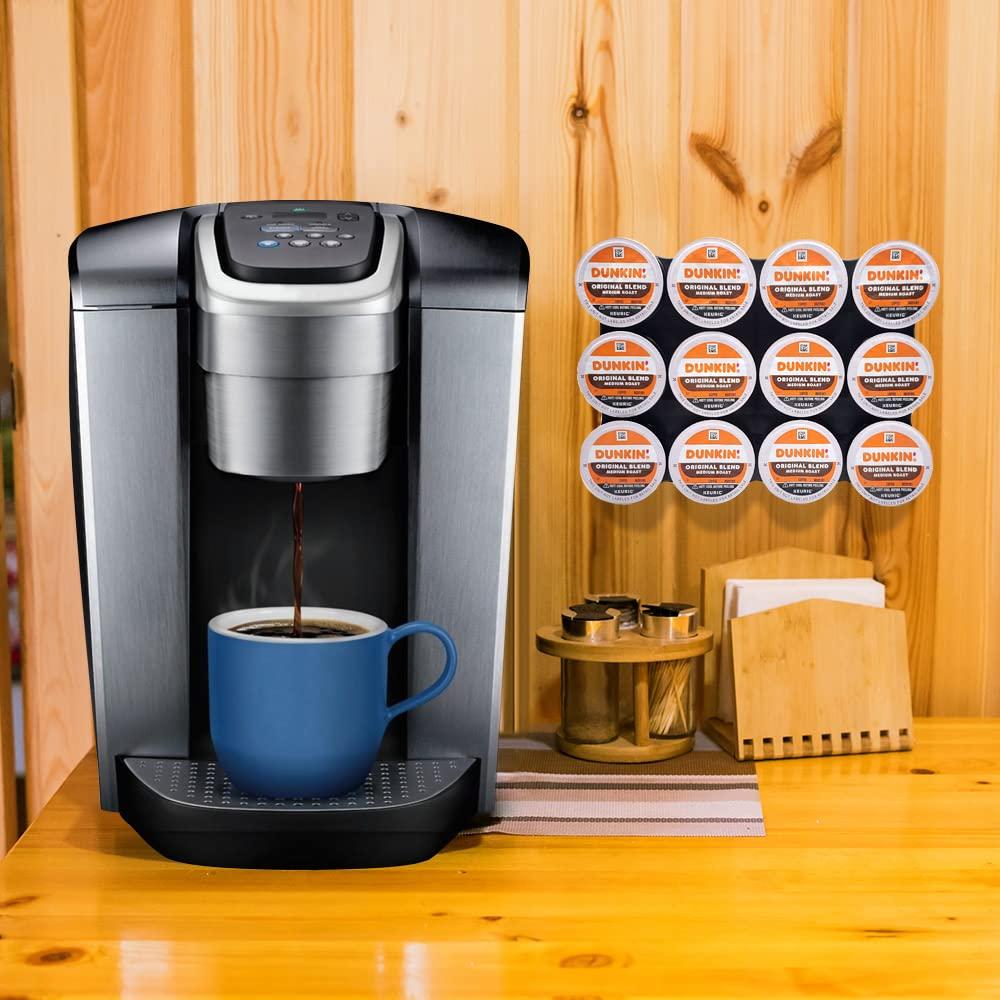 Adhesive Wall Mounted 12 Slot Coffee Pod Holder and Organizer. Space Saving Storage Rack Compatible with K Cups Saves Room in Drawers, Cupboards and Counters to Keep Coffee Station and Kitchen Neat - Image 4