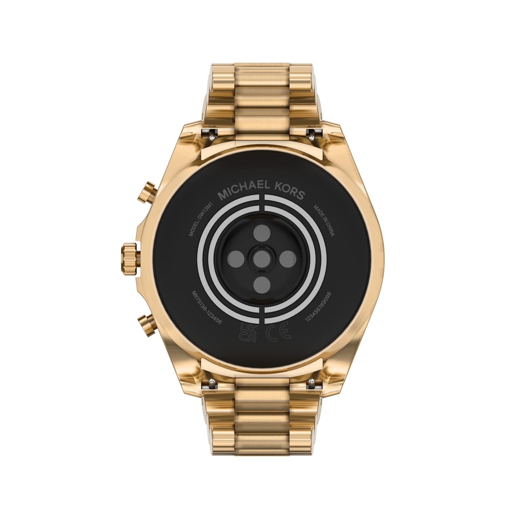 Michael Kors Men's or Women's Gen 6 44mm Touchscreen Smart Watch with Alexa Built-In, Fitness Tracker, Sleep Tracker, GPS, Music Control, Smartphone Notifications (Model: MKT5138V) - Image 4