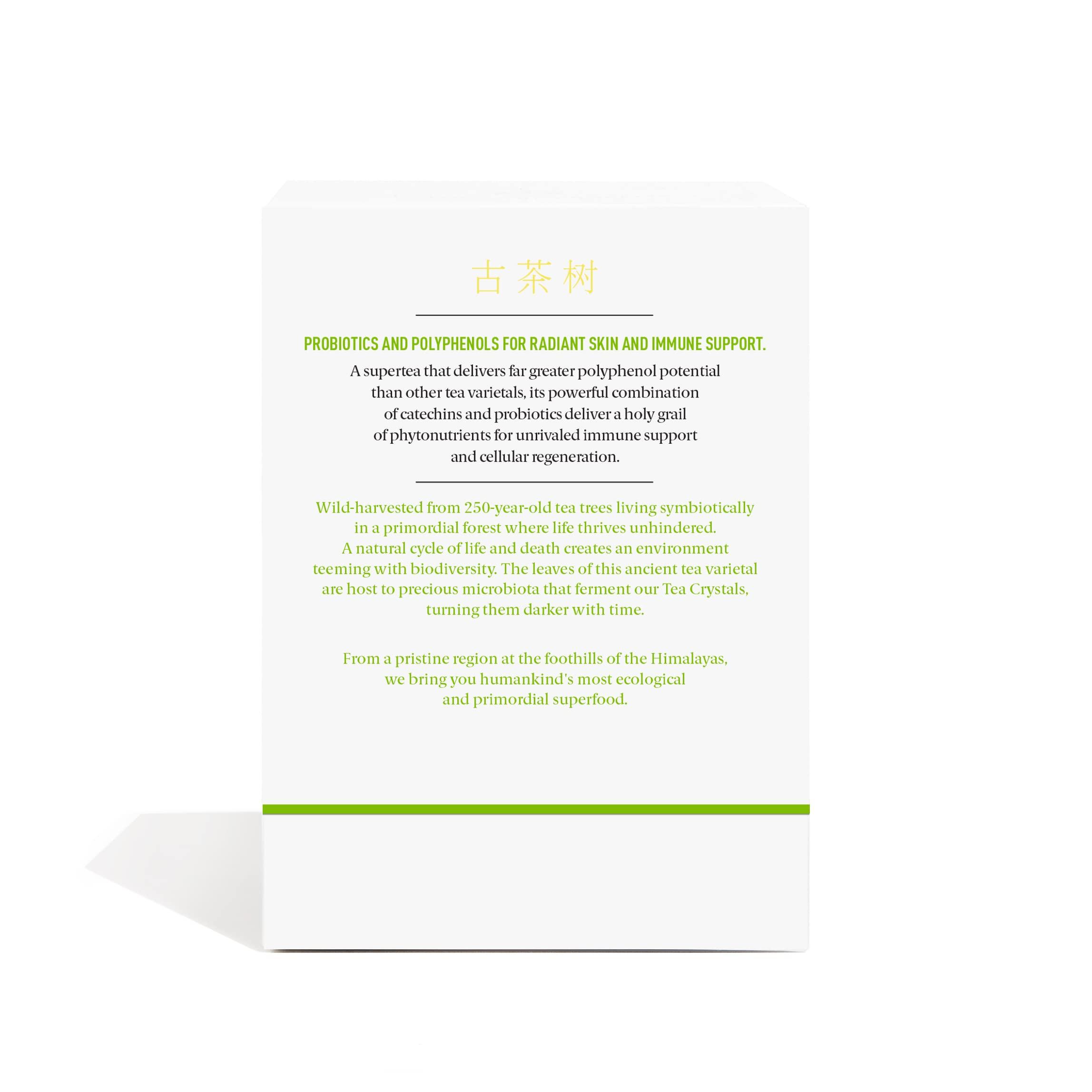 Pique Organic Fermented Pu'er Green Tea Crystals - 28 Single Servings (1 Pack) - Image 3
