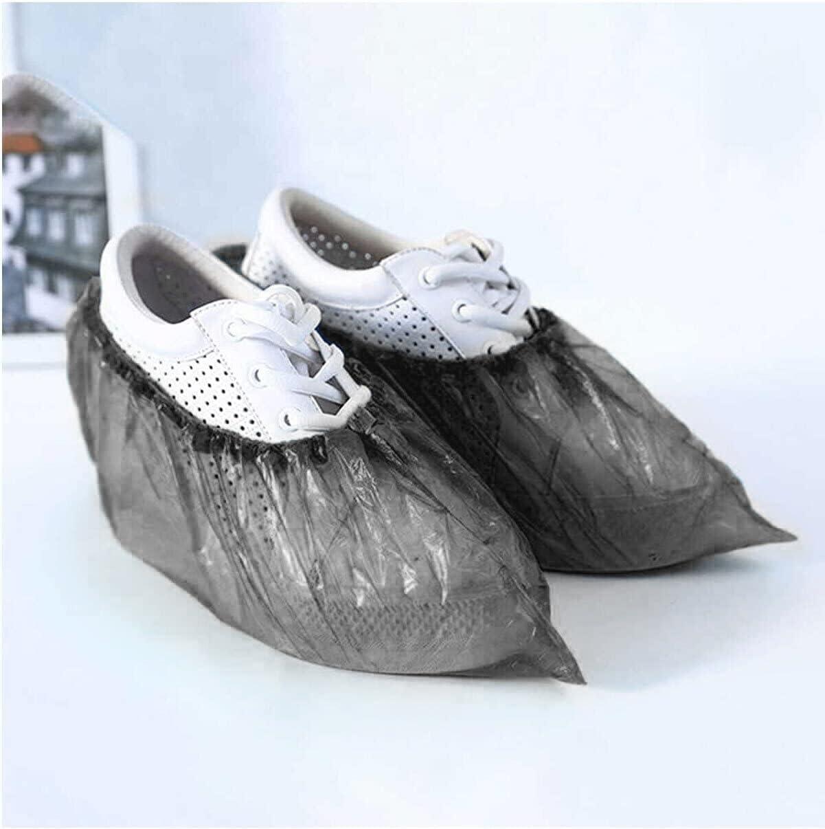 Black shoe covers Disposable 1000 PCS (500 Pair) Premium Waterproof and Recyclable Boot Booties Covers Covers for Indoors, Non, Fits Up To 11 US Men and 13 US Women Size, Slip on, Horlon - Image 2