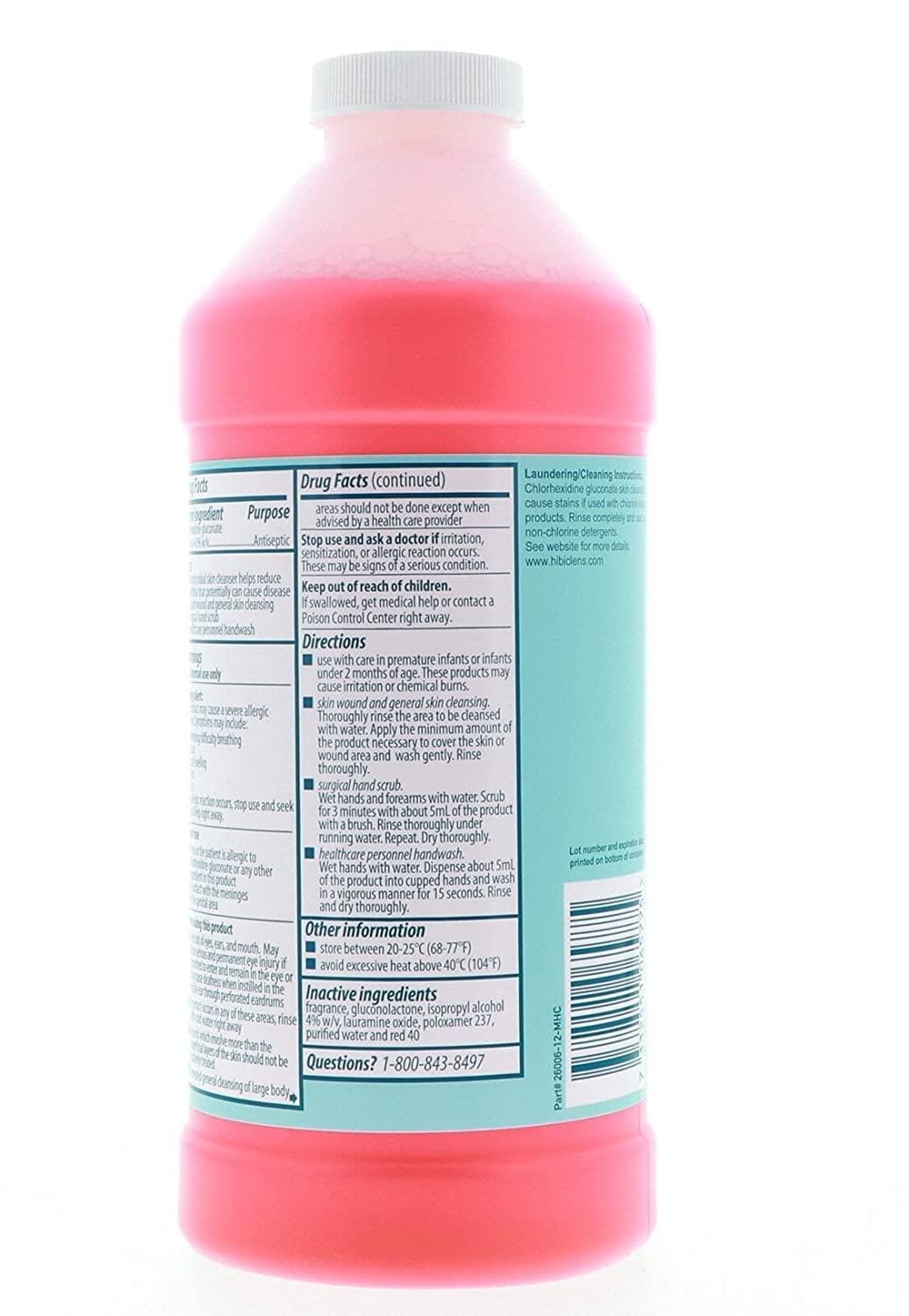 Hibiclens Antimicrobial Skin Liquid Soap,32 Fluid Ounce (Pack of 2) - Image 6
